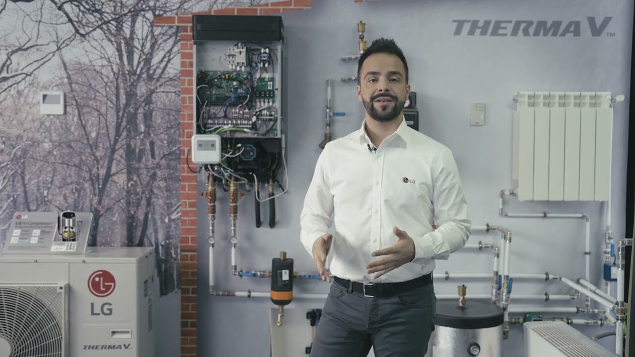 Conexionado y configuración de la bomba de secundario en LG Therma V