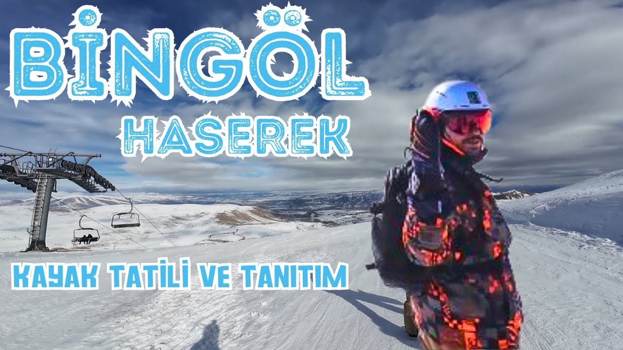 Bingöl Hesarek Kayak Merkezi Tanıtımı | Muhteşem Pistler ve Kar Keyfi! ⛷️🏔️