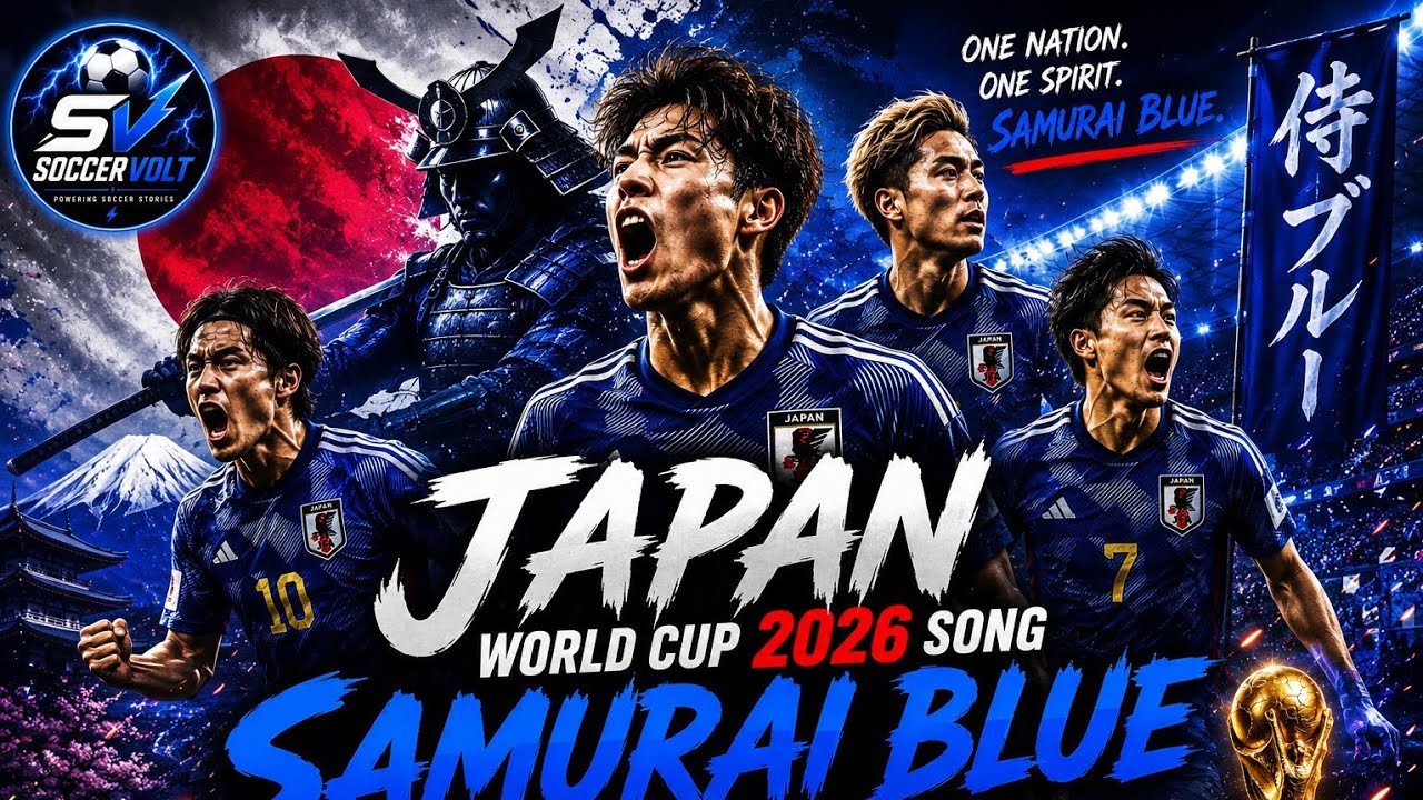 JAPAN world cup 2026 song - SAMURAI BLUE (侍ブルー) | Football Song
