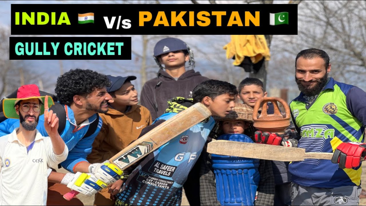 India v/s Pakistan Gully Cricket  Funny Drama