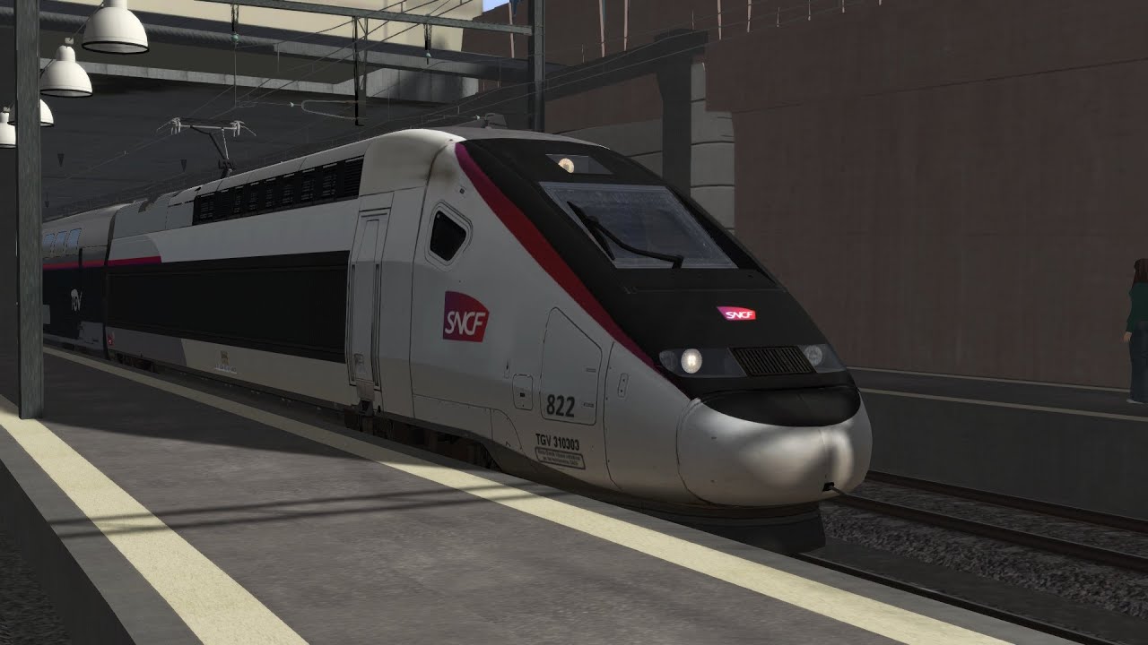 Train Simulator Classique : TGV 2N2 de Paris Montparnasse à St Pierre des Corps !