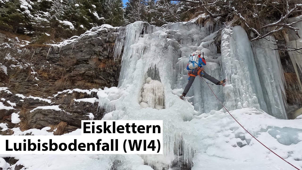 Eisklettern Pitztal - Luibisbodenfall (WI4) - feat @AlpineFex