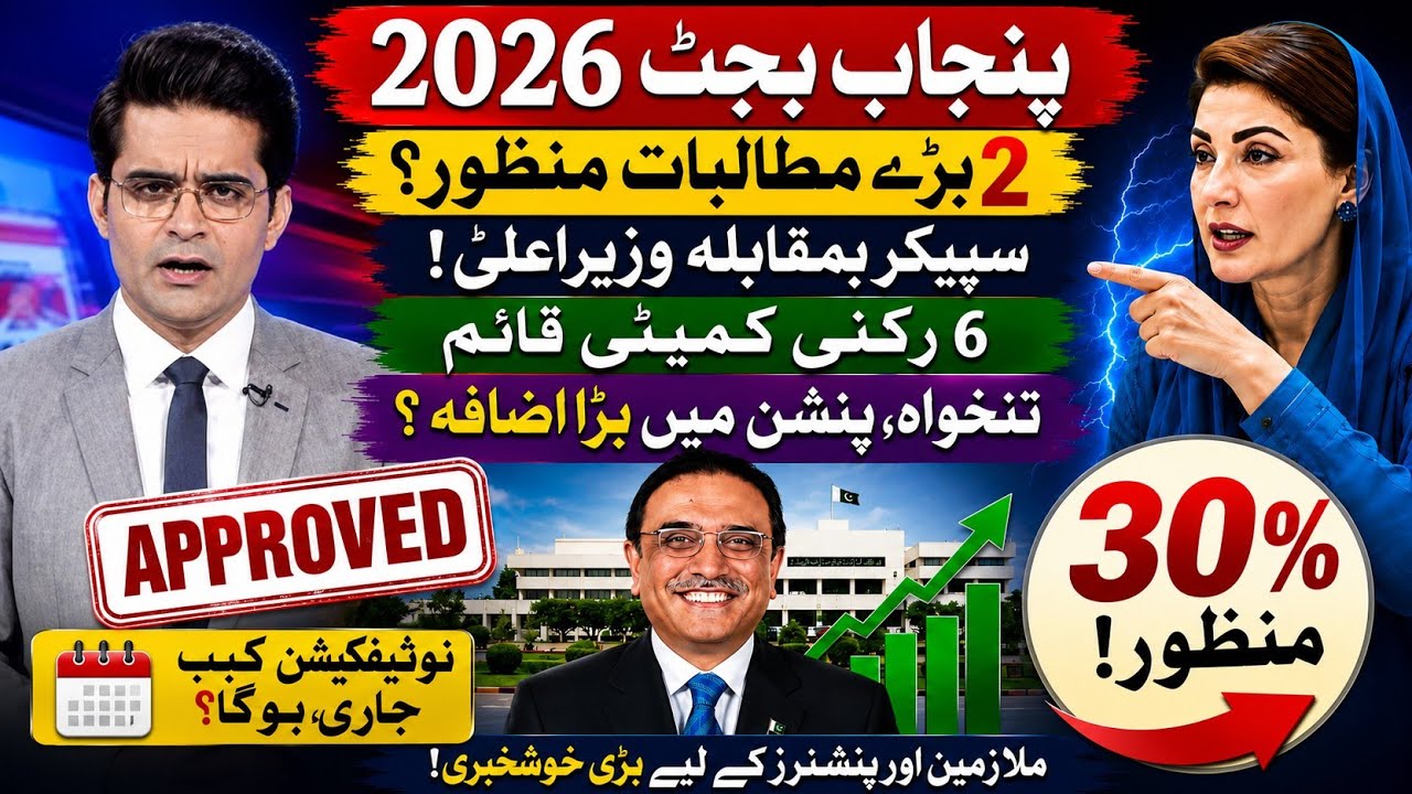 Breaking News For Govt Employees & Pensioners Of Sindh || Big Relief In Pay&Pension | Budget 2026-27