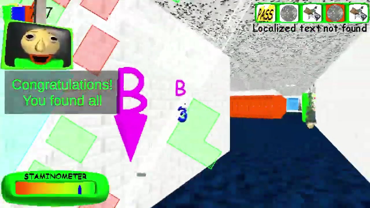 Gameplay normal de Baldi’s Basics plus