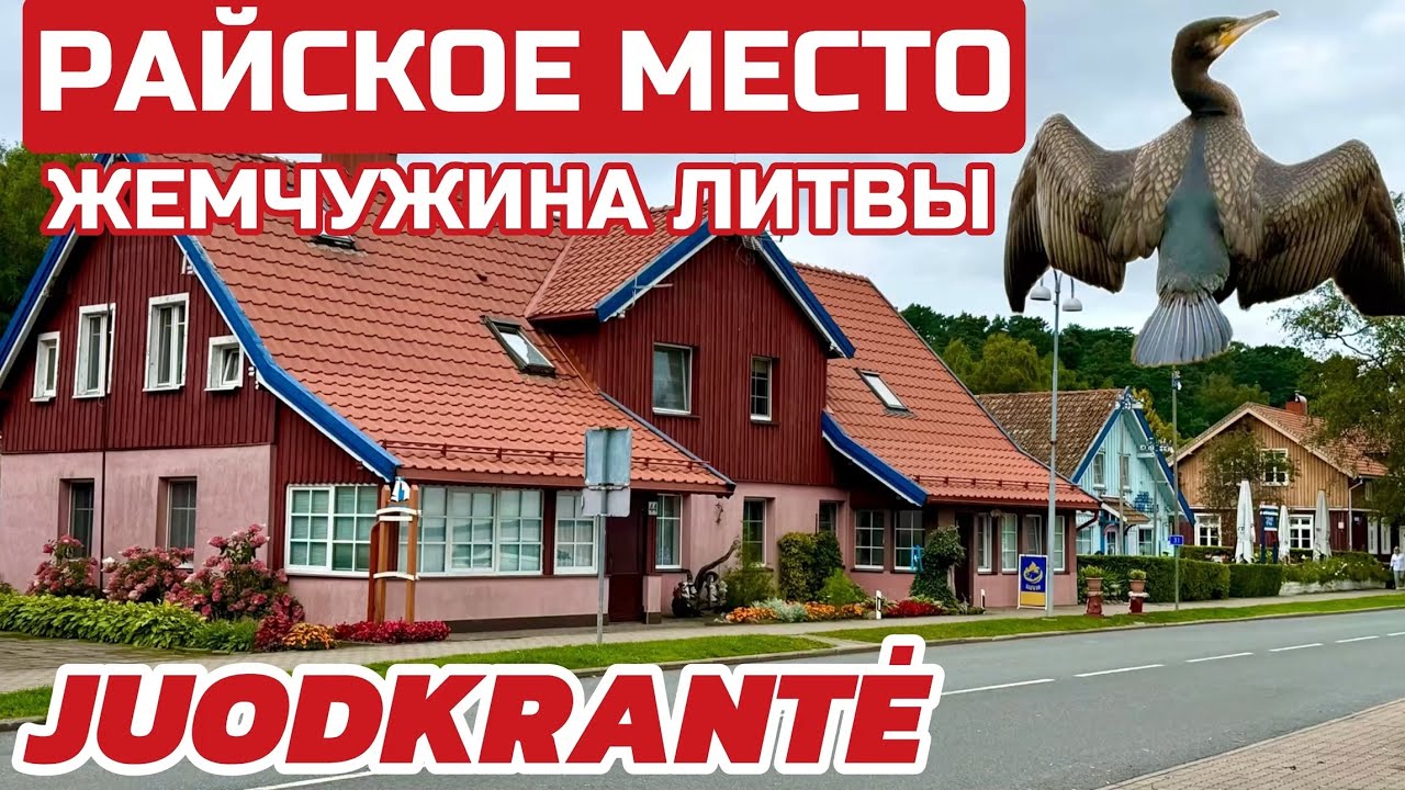 Юодкранте Самая ДОРОГАЯ деревня и Самый спокойный КУРОРТ Литвы. Ведьма в доме- это к удаче #lietuva 