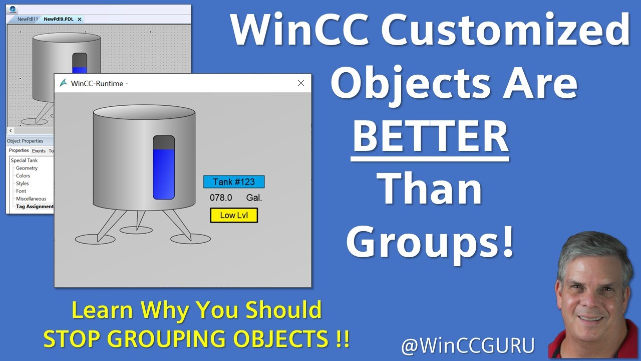 🛑Почему настраиваемые объекты WinCC ЛУЧШЕ групп! 🤿 