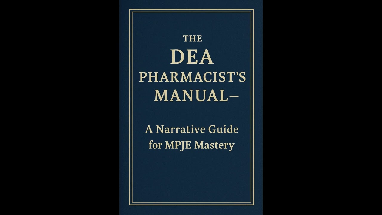 The DEA Pharmacist’s Manual — A Narrative Guide to Federal Controlled Substance Law (Full Audiobook)