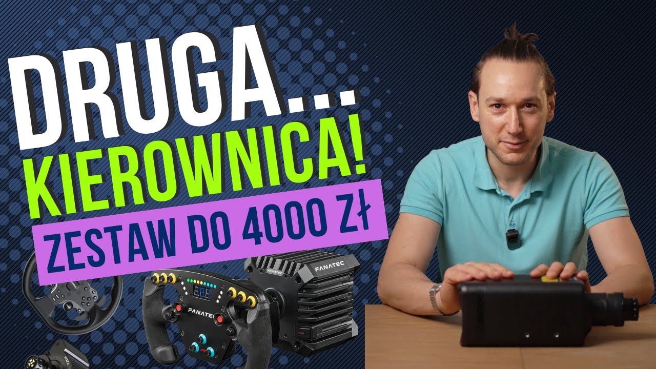 Twoja pierwsza porządna kierownica do SimRacingu! / Pierwszy RIG! Mega zestawy do 4000zł!
