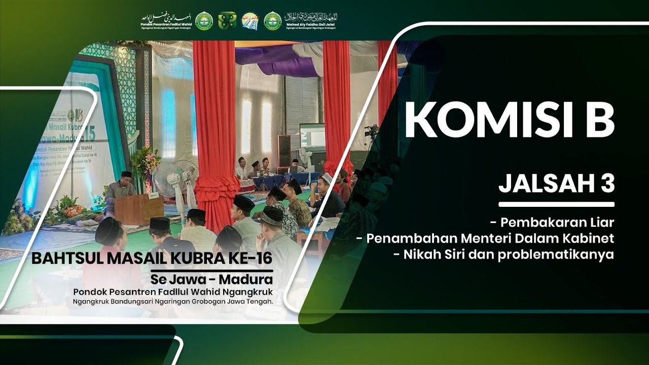 🔴LIVE Bahtsul Masail Makalah | Jalsah 3 || PP. FADLLUL WAHID NGANGKRUK