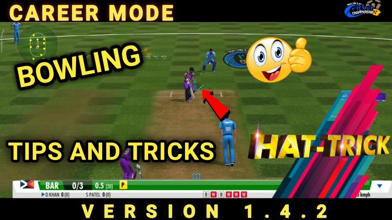 wcc3 career mode bowling tips and tricks| how to take wicket in wcc3 career mode| wcc3 bowling tip||