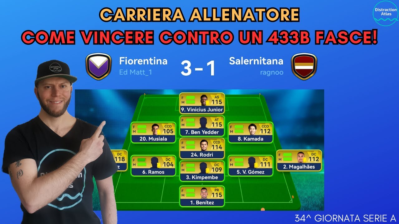 Come vincere SEMPRE su Online Soccer Manager 2023: COME VINCERE CONTRO IL 433B FASCE!