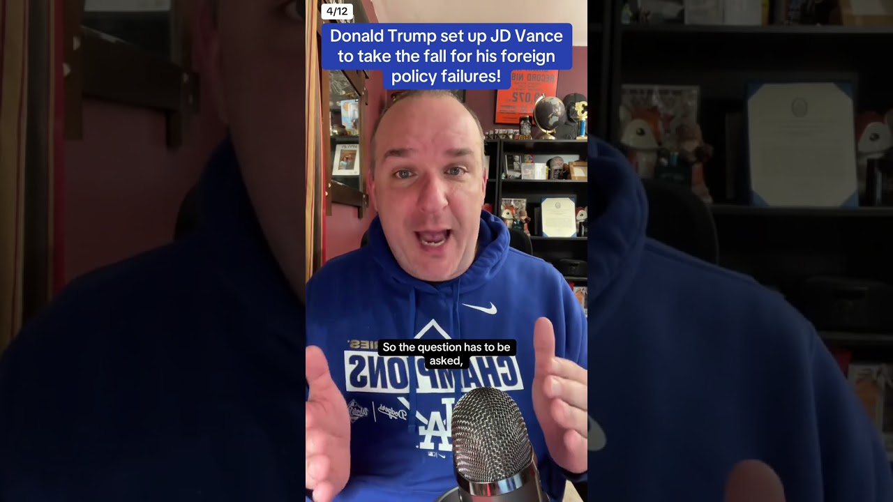 Как вы думаете, Дональд Трамп создает предпосылки для провала JD Vance? #trump #donaldtrump #jdvance