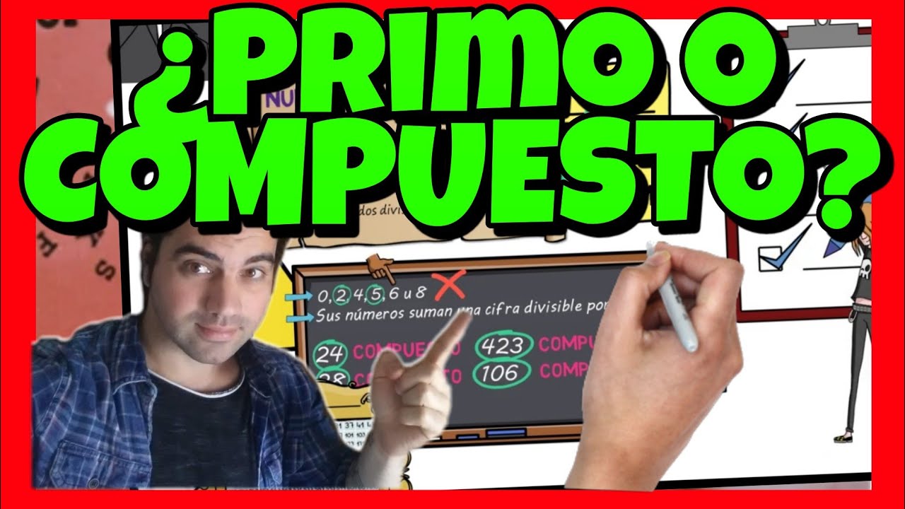 ➡️ Como saber si un NUMERO es PRIMO o COMPUESTO ⬅️ [TRUCO] PARA NIÑOS