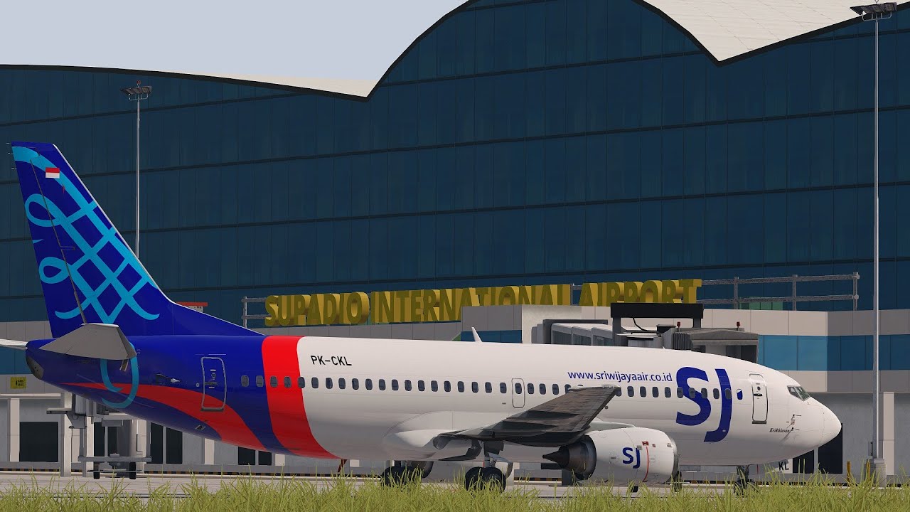 Sriwijaya Air Boeing 737-300 Jakarta - Pontianak [X-Plane 11 Indonesia]