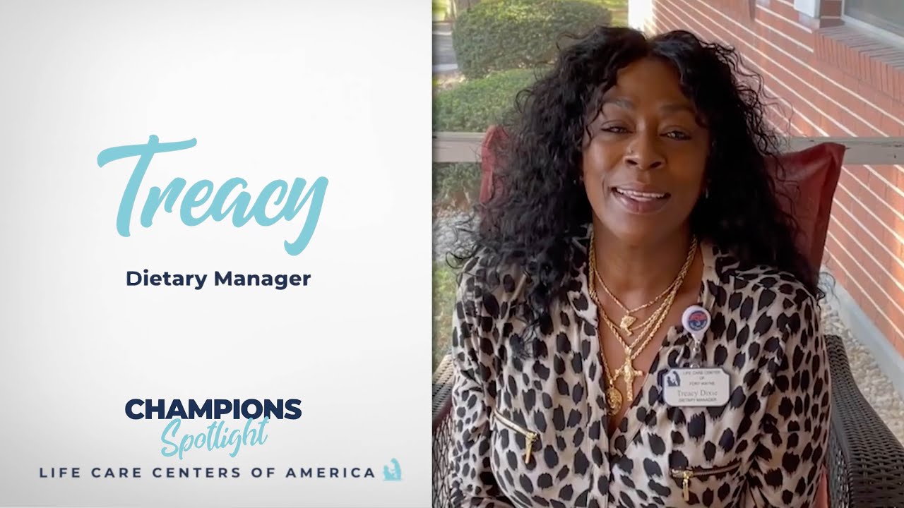 Champion Spotlight: Treacy, Dietary Manager