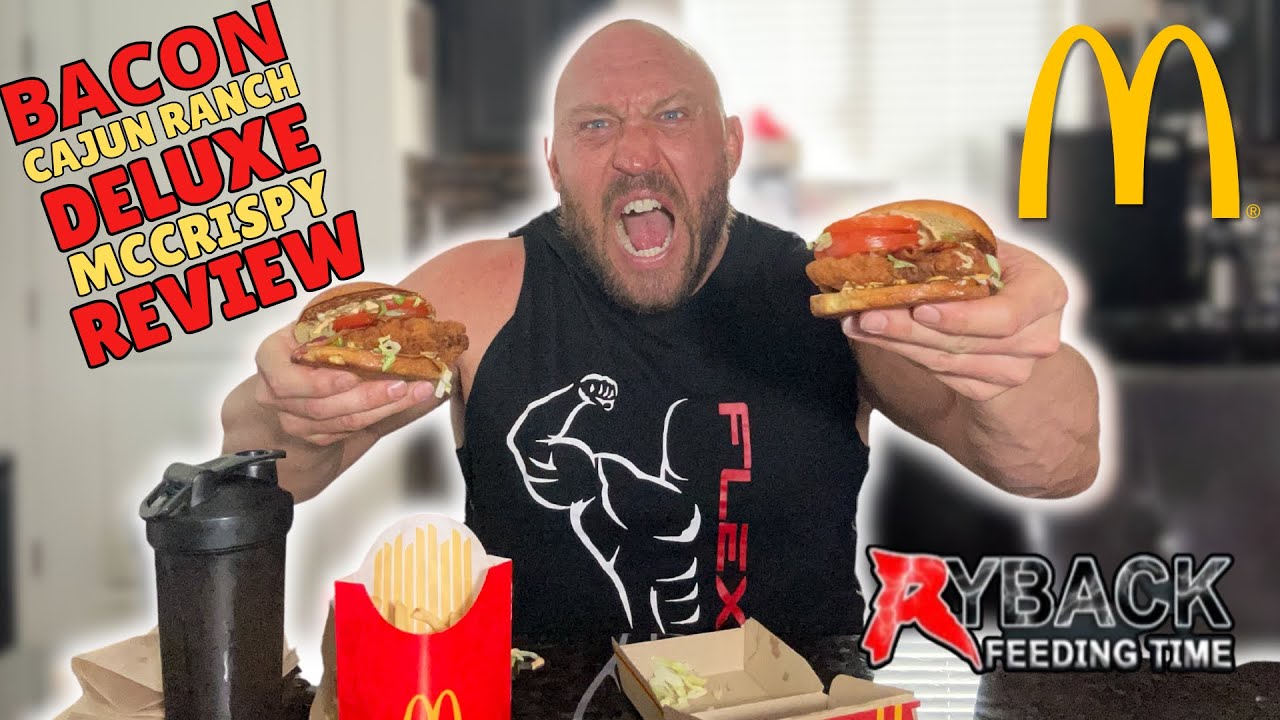 Ryback Faces Off With McDonald’s Bacon Cajun Ranch McCrispy Chicken Sandwiches