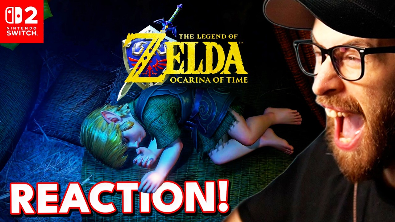 Реакция на ремейк Zelda Ocarina of Time (Switch 2)!