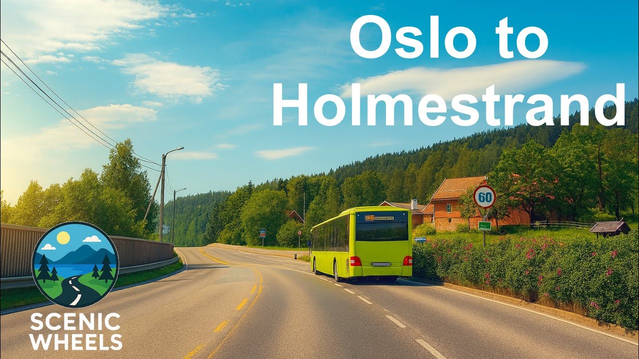 Oslo to Holmestrand  | Norway Most Busy road 2025 4K