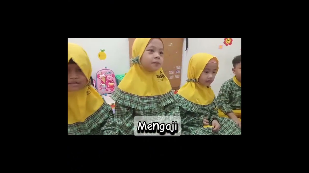 Kegiatan Belajar Mengajar Kelas Awal A DariQu Maryam Qonita *Tahun Ajaran 2023/ 2024*