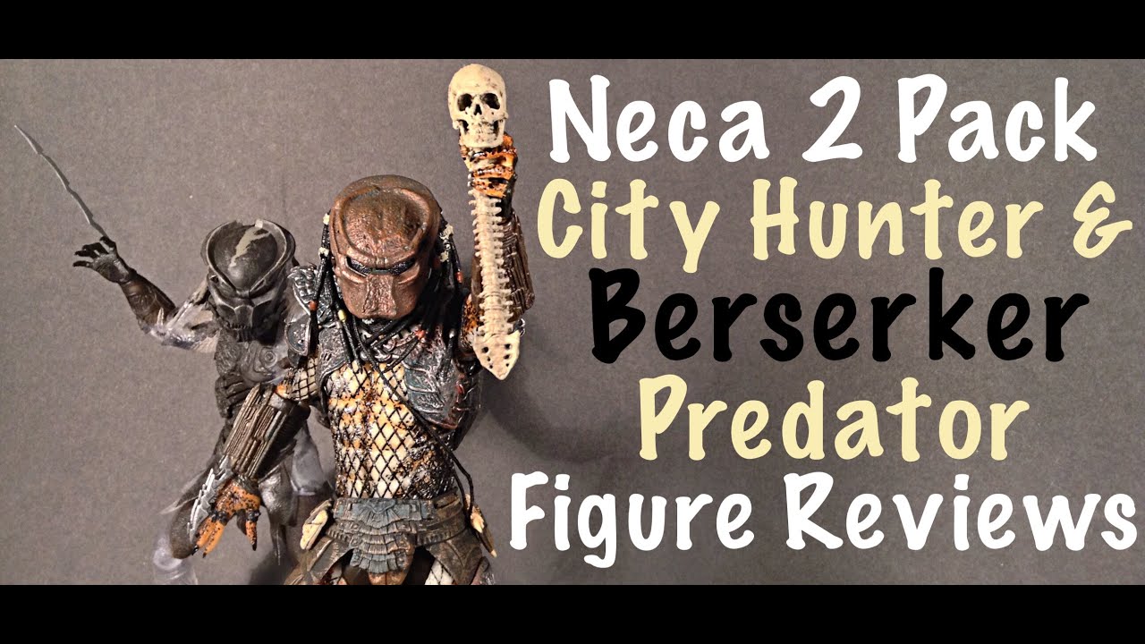 Neca Predator Toys R Us Exclusive 2 Pack BERSERKER & CITY HUNTER PREDATOR Movie Figure Reviews