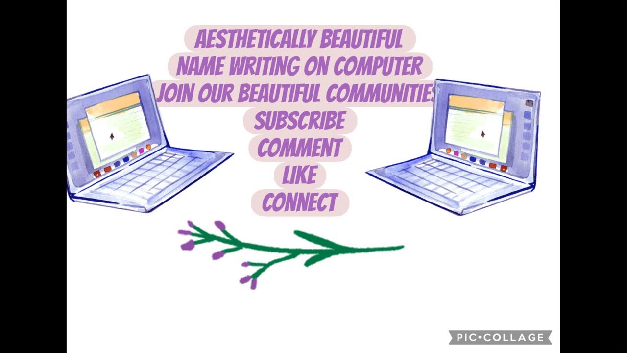 Lets write names on lapto