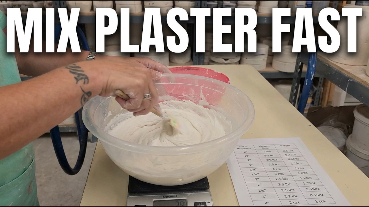 Easy Potters Plaster For Beginners!