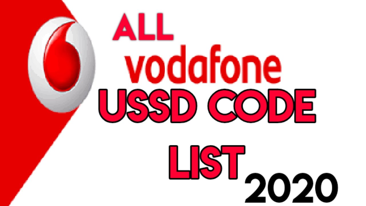 All Vodafone USSD Codes List 2020 :- Balance Check, Validity Check, Recharge And More