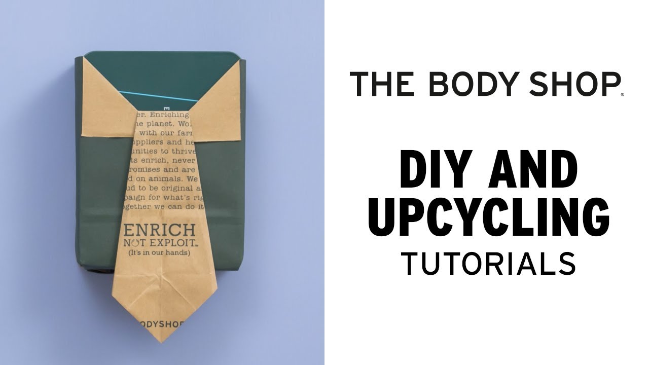 HOW TO: DIY FATHER&rsquo;S DAY WRAPPING HACK &ndash; THE BODY SHOP