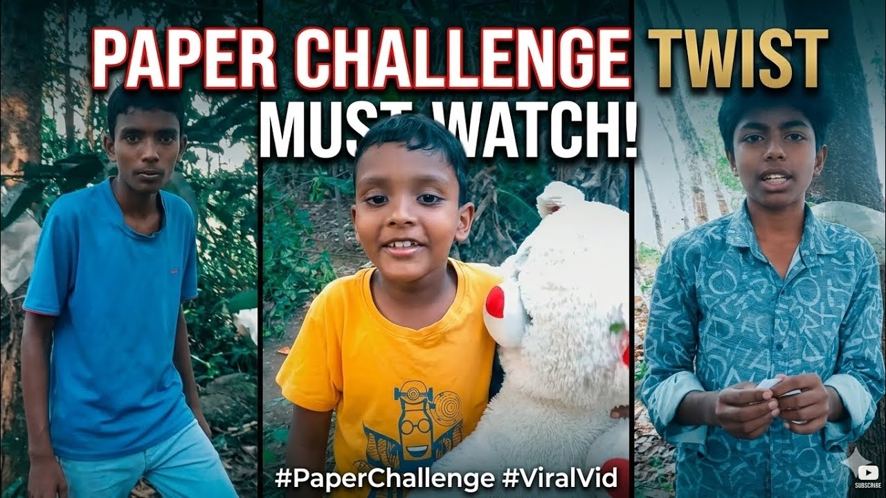 PAPER CUP CHALLENGE END TWIST MUST WATCH😮😮#shorts vedio#challenge #comedy #funny #twist 