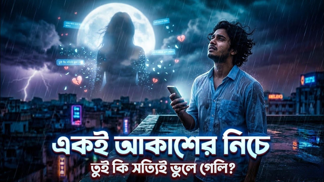 তুই কি সত্যিই ভুলে গেলি? 💔 | একই আকাশের নিচে | Emotional Bengali Song