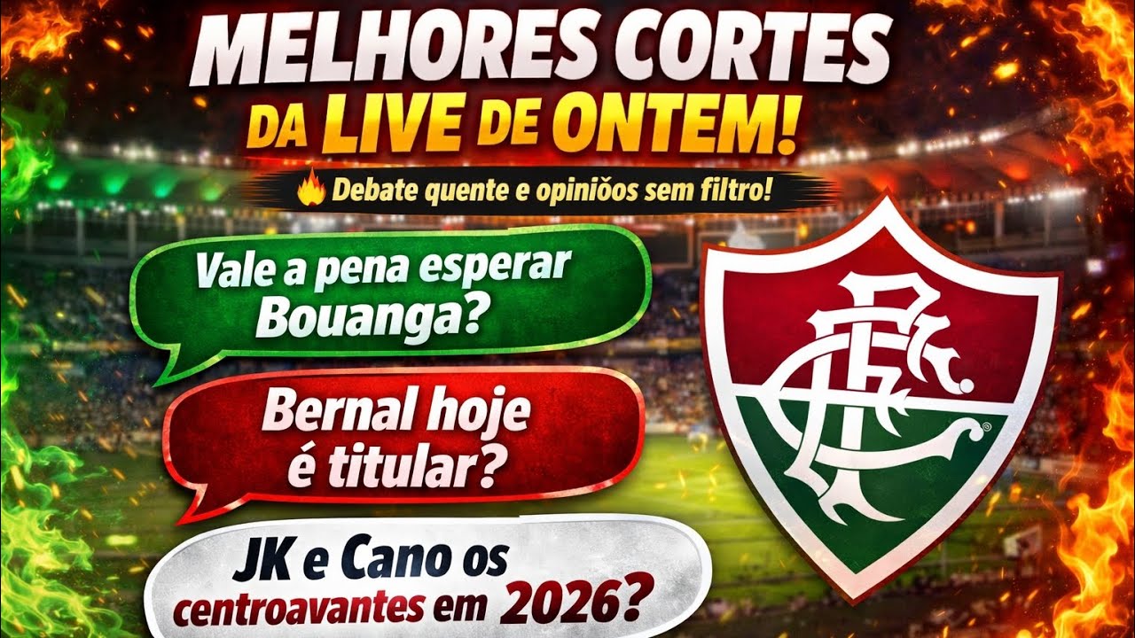 VALE A PENA ESPERAR BOUANGA? BERNAL É TITULAR? JK E CANO OS CENTROAVANTES!