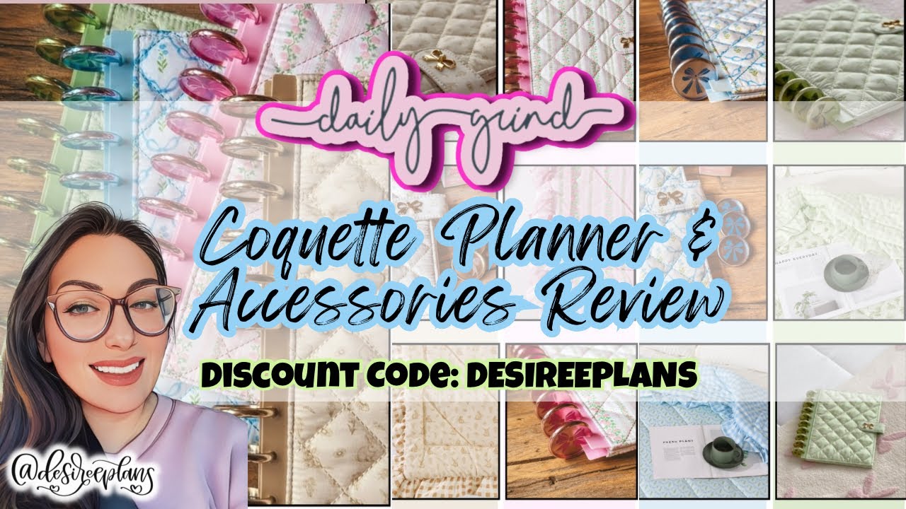 Coquette Collection Review | Daily Grind Planner | Code: DESIREEPLANS