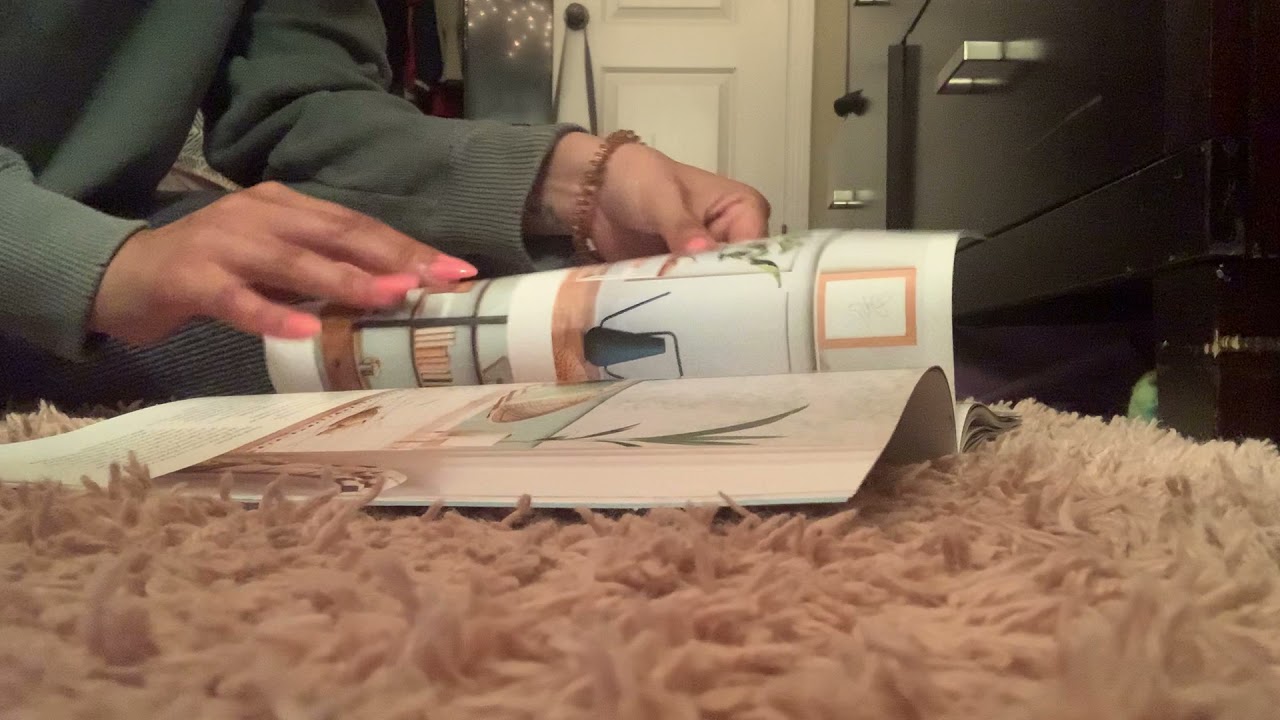 ASMR page turning and squeezing!!! :)
