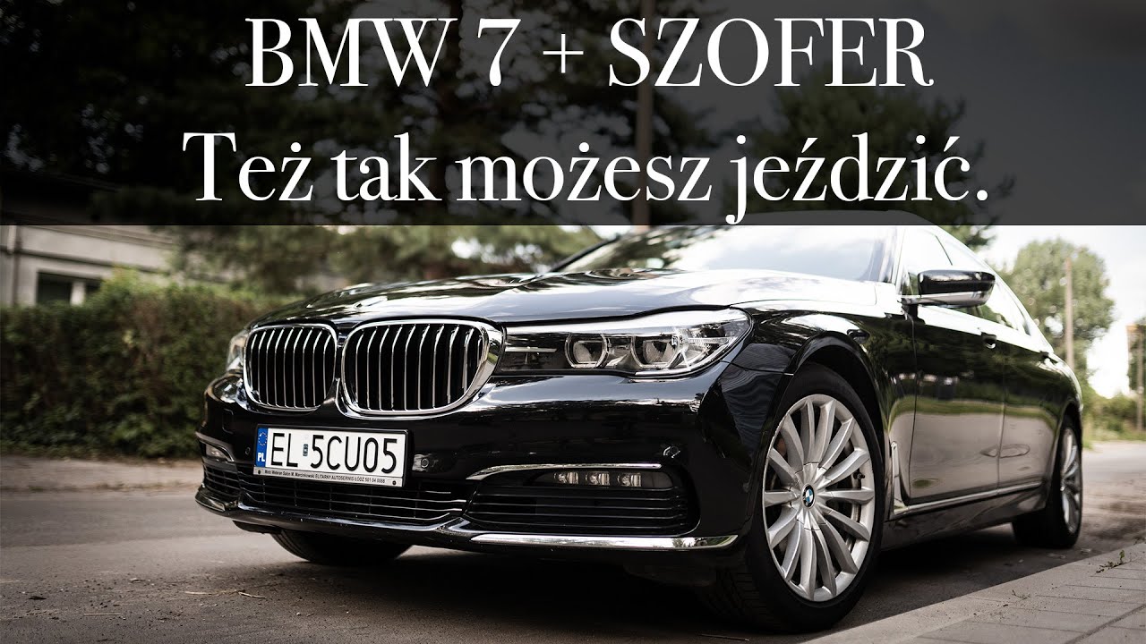 Ile kosztuje jazda BMW 740i L G12 z SZOFEREM za kierownicą?