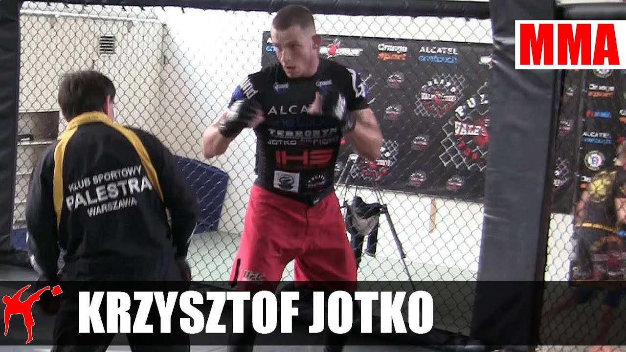 Krzysztof Jotko trenuje stójkę ze Zbigniewem Raubo