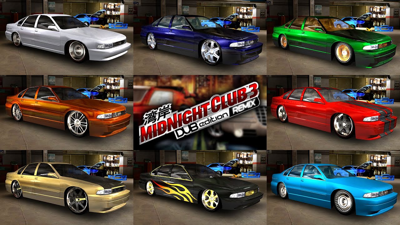 All Impala SS NPC Variants (Bodykits) | Midnight Club 3 DUB Edition REMIX