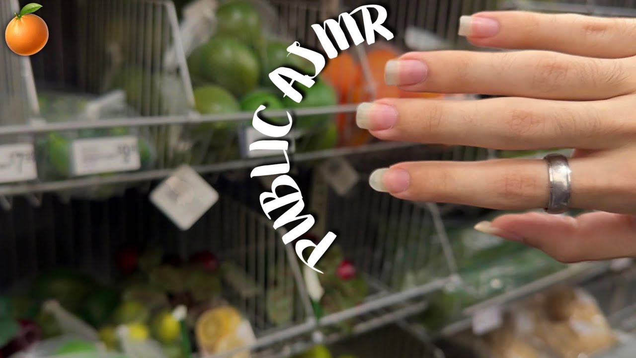 PUBLIC ASMR at Michaels 🍊 | Unedited, Lofi, Tapping, Scratching, Camera Tapping
