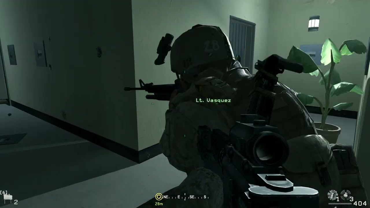 Call of Duty 4 mise amerikáno