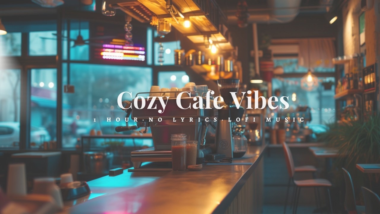 Cozy Night Cafe Vibes ☕1 Hour Lofi Hip Hop for Study & Deep Work [No Ads]