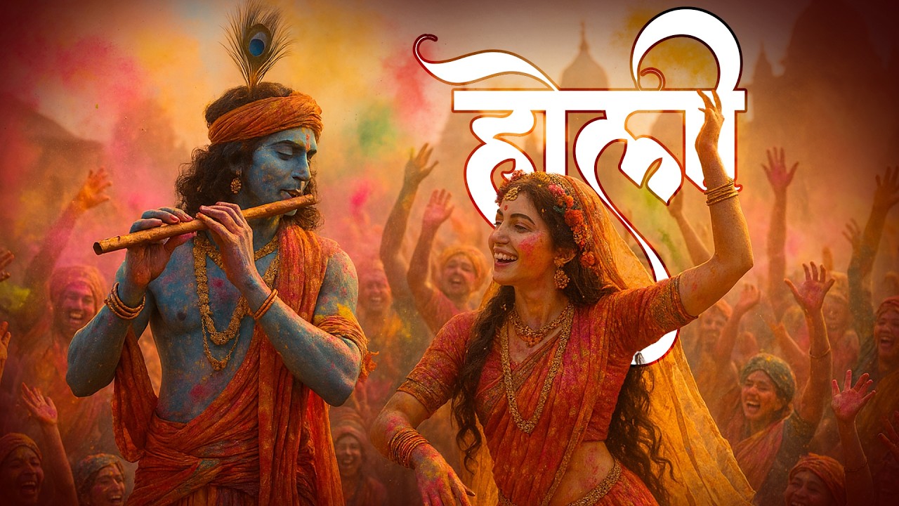 Holi-होली, Holi With Krishna | Divine Braj Holi Song 2026 | Radha Krishna Holi Special