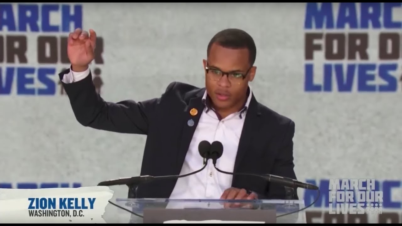 Zion Kelly Speaks at March For Our Lives