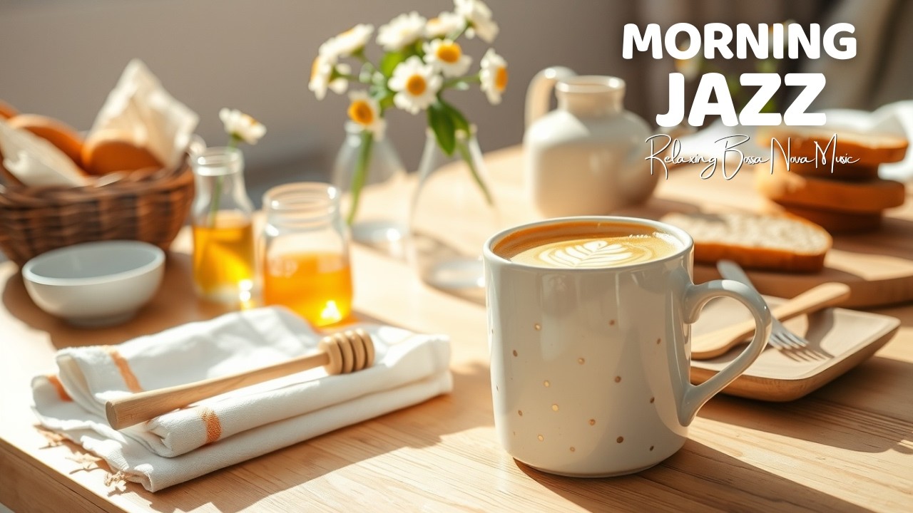 Elegant March Coffee Jazz ☕ Smooth Morning Jazz & Soothing Bossa Nova Instrumental for Good Moods