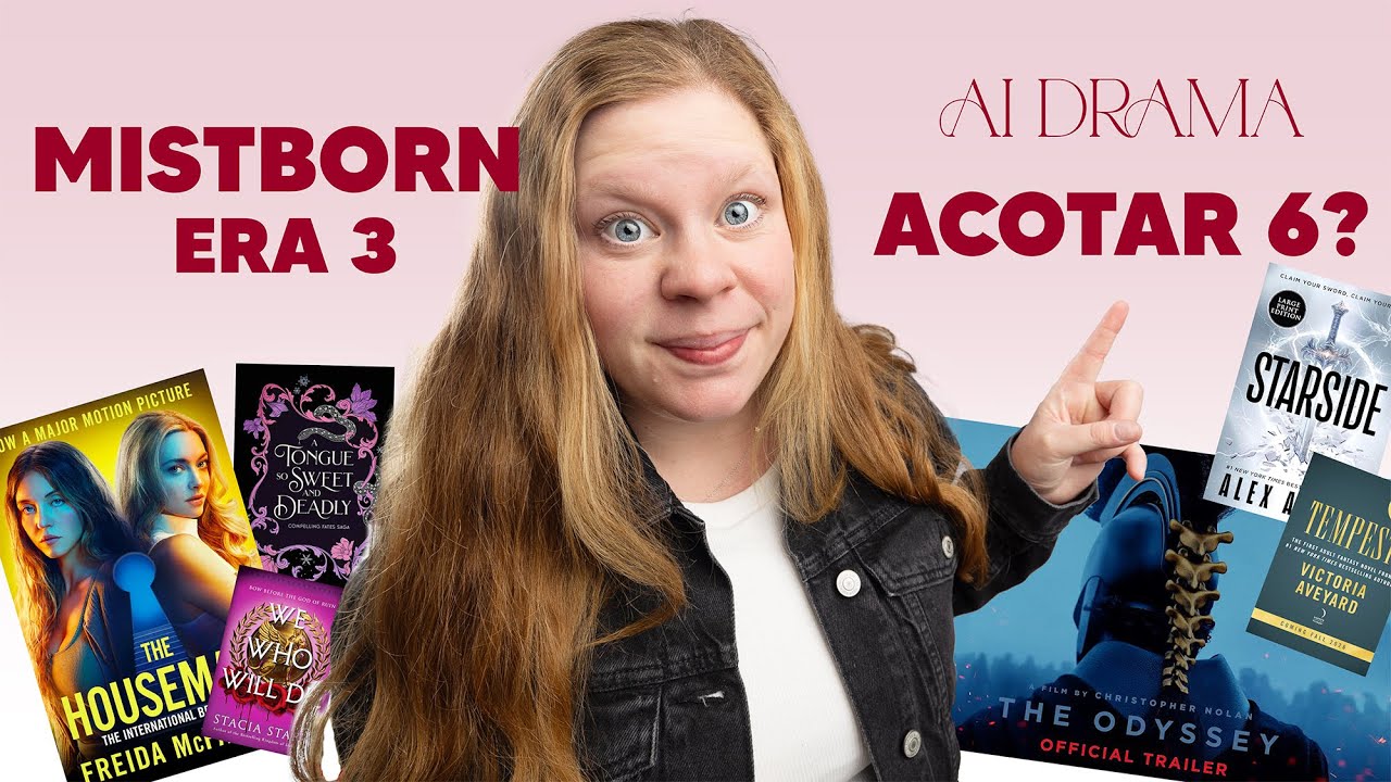 HUGE AI Drama, Mistborn Era 3, Pirate Romantasy News & Where’s ACOTAR 6? - January Book News 2026