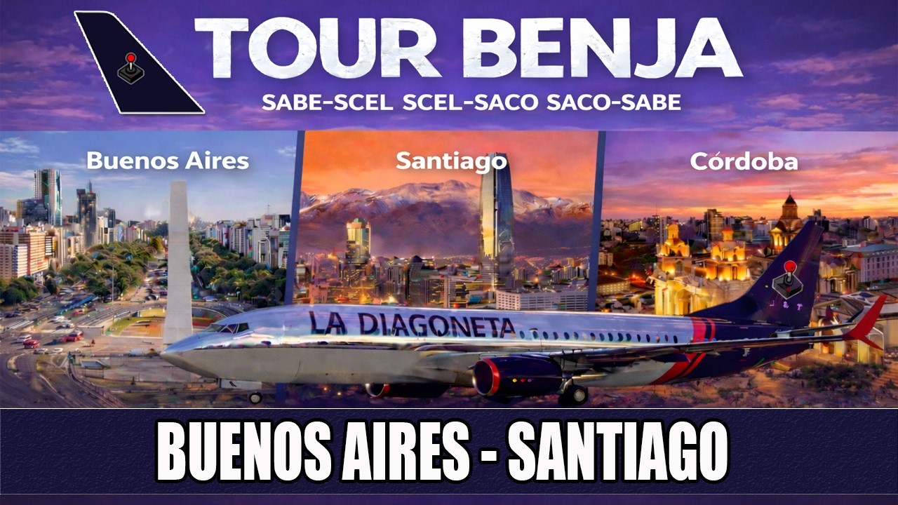 Flight Simulator 2020 ✈️ | Vuelo Online | Buenos Aires a Santiago | A320