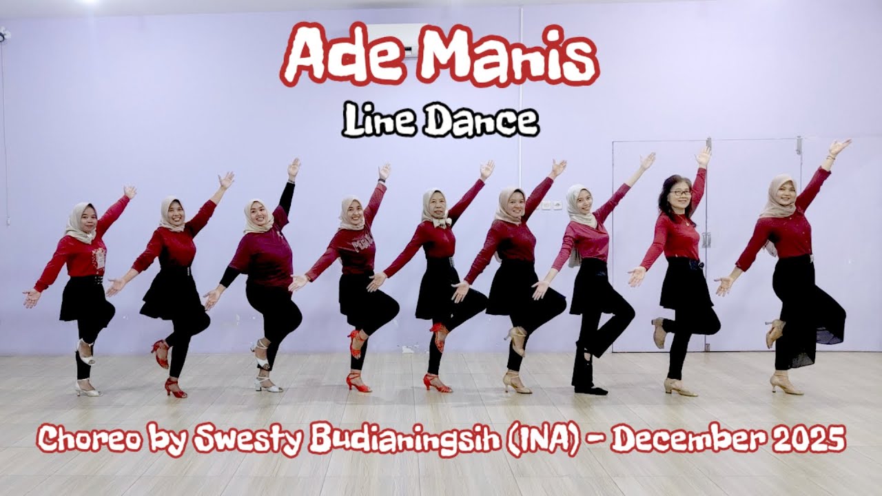 Ade Manis Line Dance - Choreo @swestybudianingsih2991 - by Melody Line Dance Gombong 