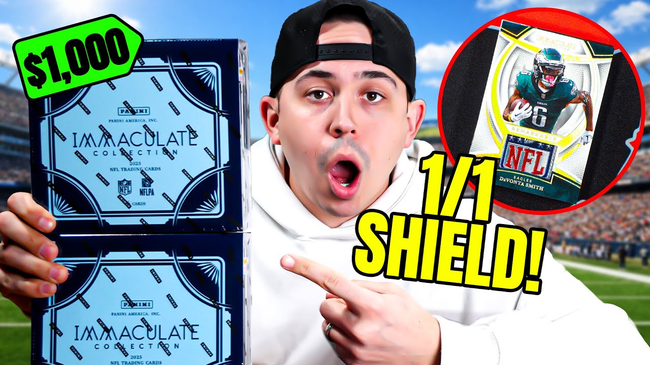 I Pulled a 1/1 NFL SHIELD From a $1,000+ Box Of Immaculate! 😱 *INSANE BREAK*