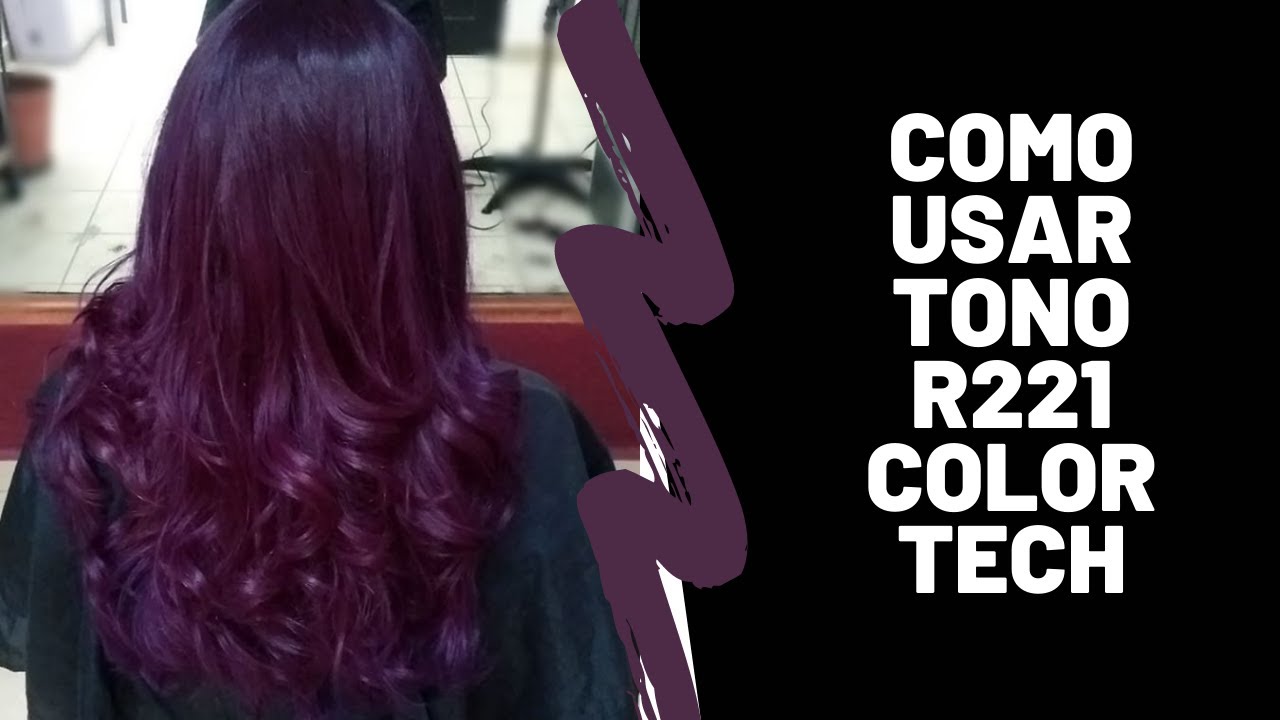 Tinte color tech tono R221 MORADO RECARGADO como se usa?