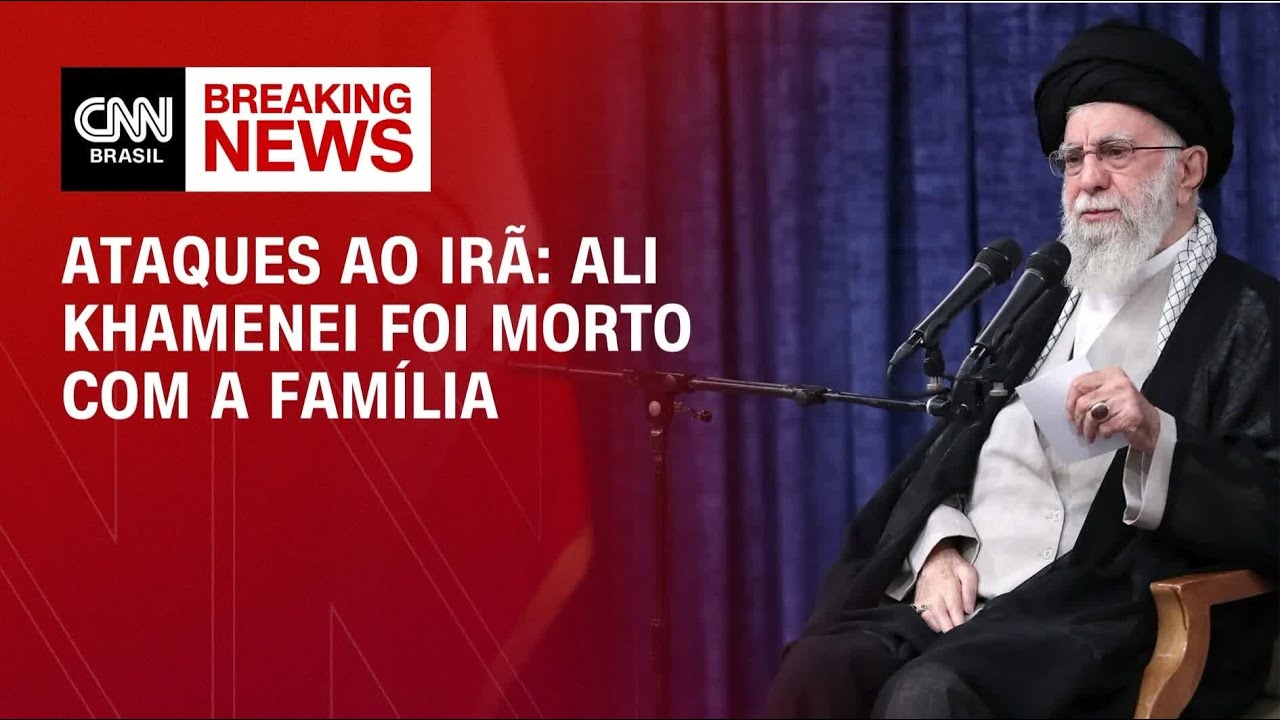 Ataques ao Irã: Ali Khamenei foi morto com a família | BOLETIM CNN