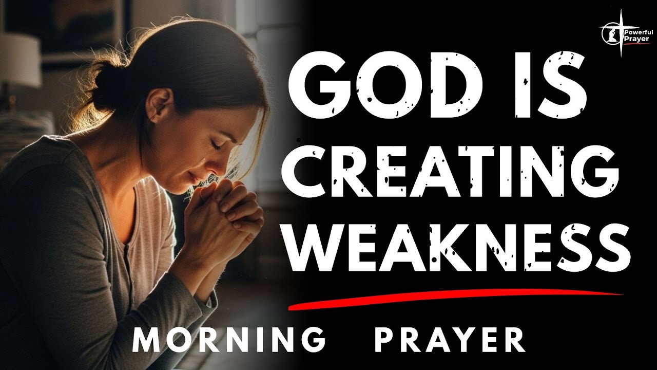 God Is Creating Weakness in Your Life for a Reason | Powerful Prayer for Strength | Morning Prayer