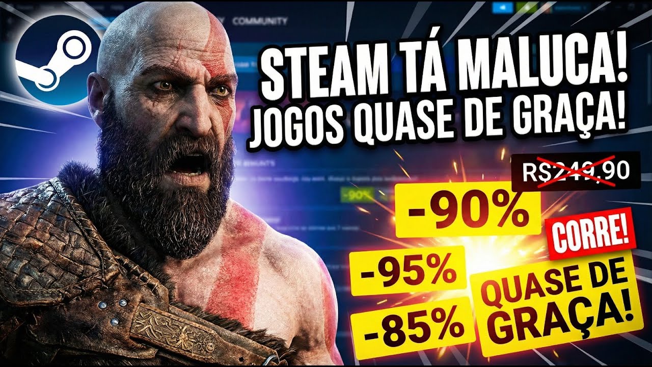 Promoções Imperdíveis na Steam! 🔥 Descontos Incríveis em Jogos de PC